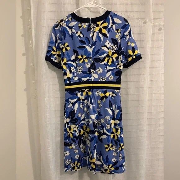 Draper James Persley Ponte Dress – Lavender Bellamy Floral - Picture 3 of 5